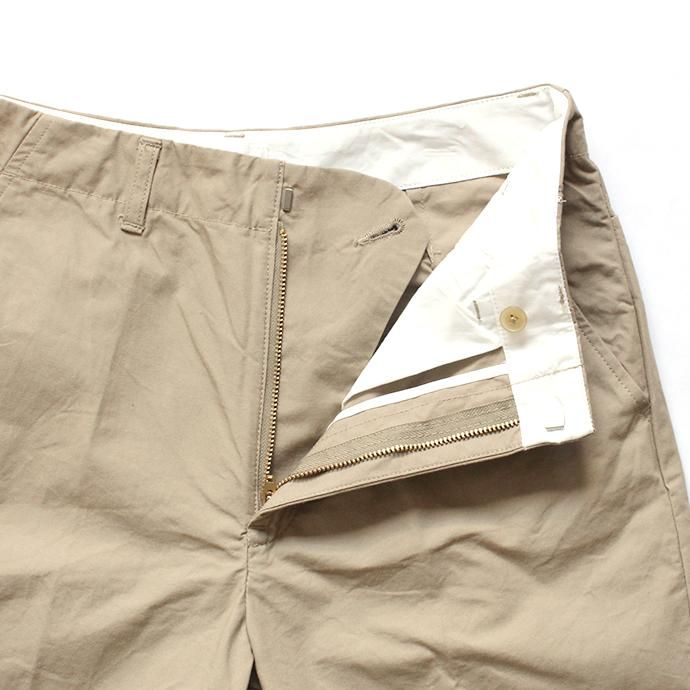 148439186 STILL BY HAND / PT04201 センタープレススラックス - Beige 02