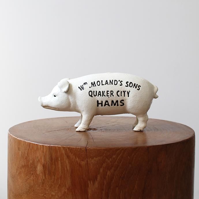 148451872 Hams Standing Pig Bank - White ハムズスタンディングピッグバンク<img class='new_mark_img2' src='//img.shop-pro.jp/img/new/icons47.gif' style='border:none;display:inline;margin:0px;padding:0px;width:auto;' /> 01