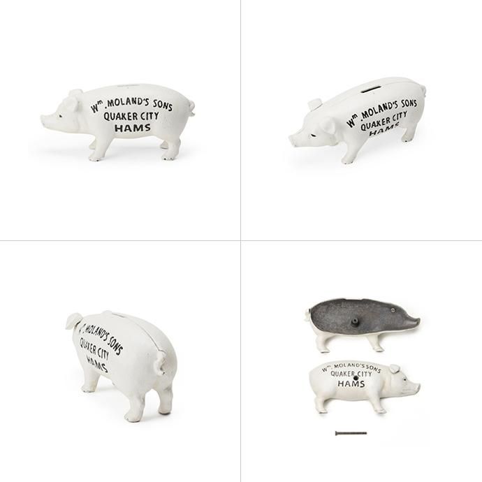 148451872 Hams Standing Pig Bank - White ハムズスタンディングピッグバンク<img class='new_mark_img2' src='//img.shop-pro.jp/img/new/icons47.gif' style='border:none;display:inline;margin:0px;padding:0px;width:auto;' /> 02