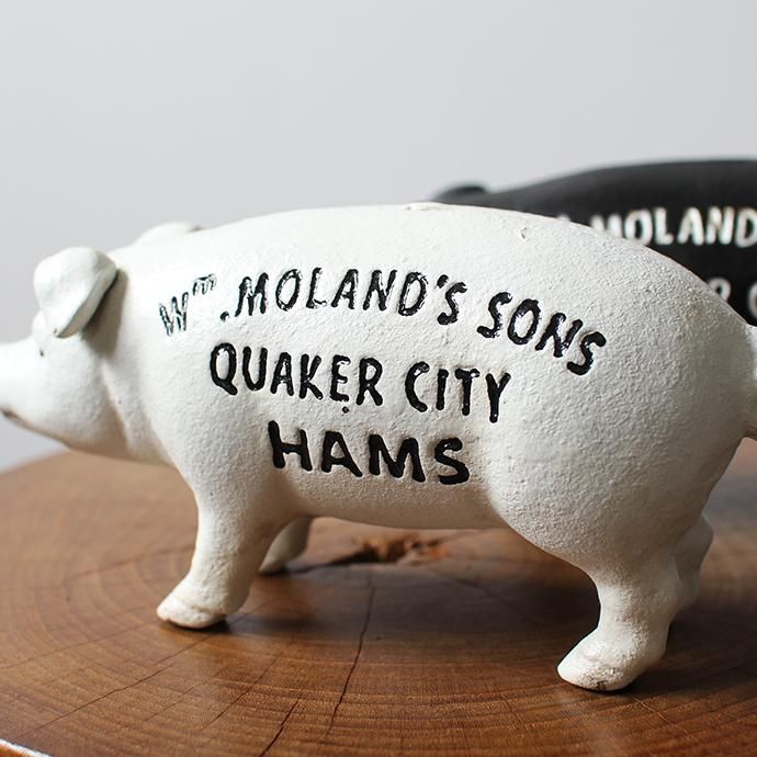 148451872 Hams Standing Pig Bank - White ハムズスタンディングピッグバンク<img class='new_mark_img2' src='//img.shop-pro.jp/img/new/icons47.gif' style='border:none;display:inline;margin:0px;padding:0px;width:auto;' /> 02