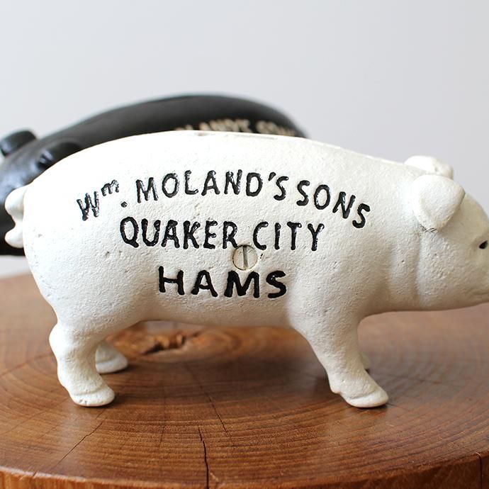 148451872 Hams Standing Pig Bank - White ハムズスタンディングピッグバンク<img class='new_mark_img2' src='//img.shop-pro.jp/img/new/icons47.gif' style='border:none;display:inline;margin:0px;padding:0px;width:auto;' /> 02