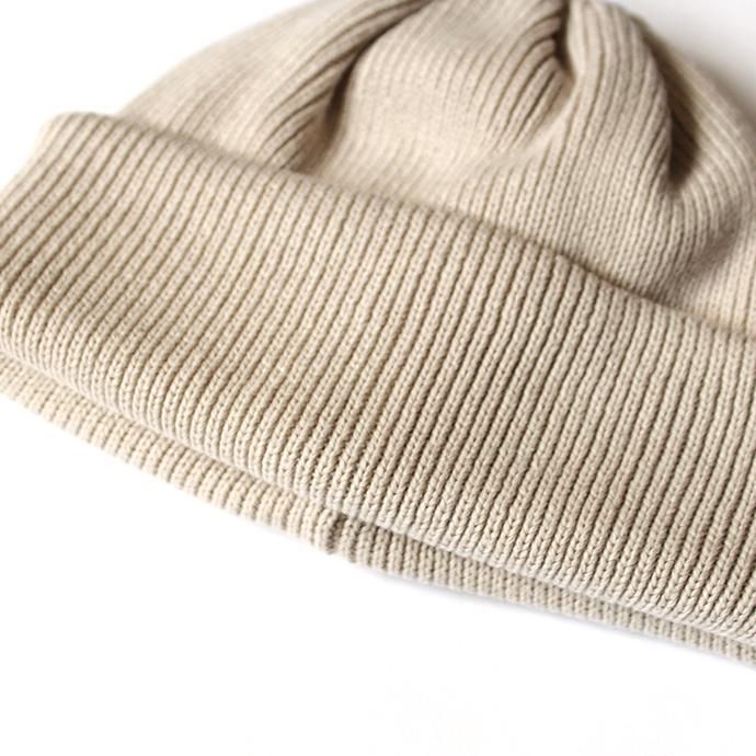 148567424 crepuscule / knit cap 2001-011 Beige ニットキャップ ベージュ 02