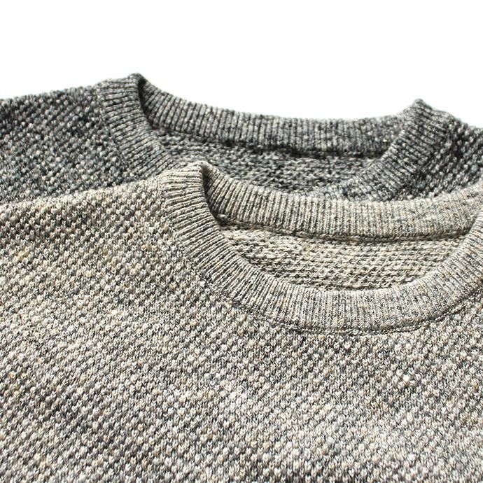 148584573 crepuscule / MULTICOLOR KANOKO 2001-003 Beige マルチカラー鹿の子編みプルオーバー 02