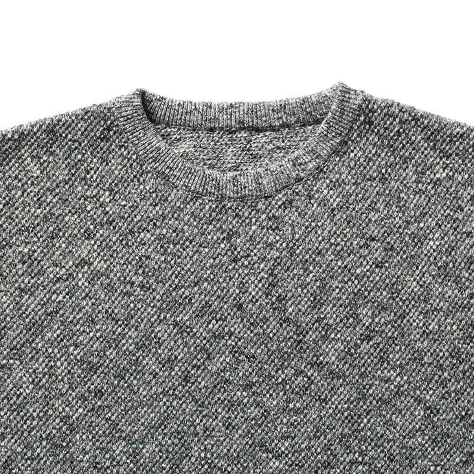 148584598 crepuscule / MULTICOLOR KANOKO 2001-003 D.Gray マルチカラー鹿の子編みプルオーバー 02
