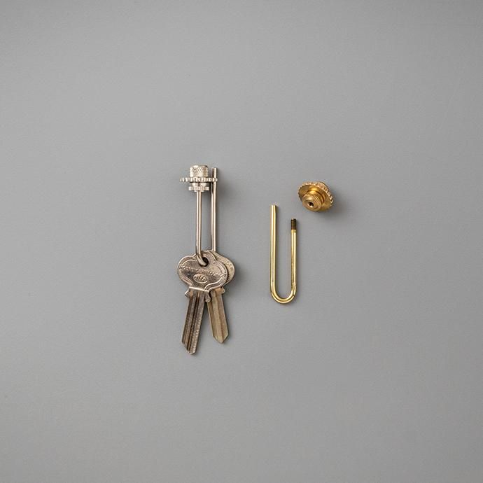 148830869 CANDY DESIGN & WORKS / Hank CHW-07NI キーリング - Nickel 02
