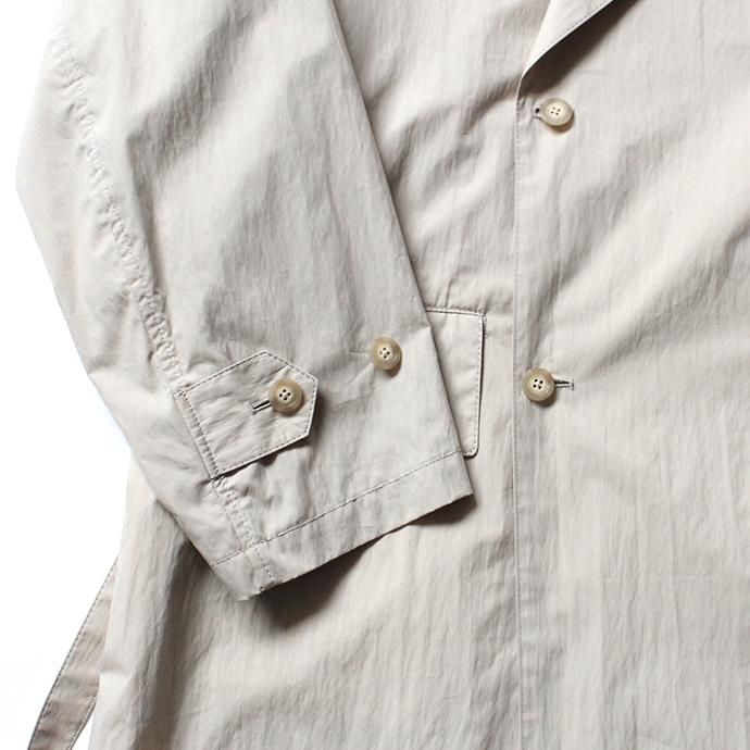 148921106 STILL BY HAND / CO01201 コットン/ナイロン セミダブルトレンチコート - Beige 02