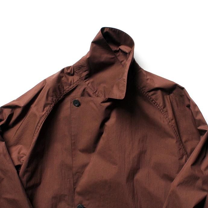 148921215 STILL BY HAND / CO01201 コットン/ナイロン セミダブルトレンチコート - Mahogany 02