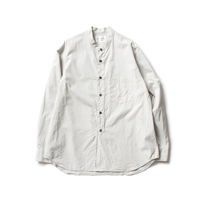 148986858 STILL BY HAND / SH04201 バンドカラーシャツ - Light Grey<img class='new_mark_img2' src='//img.shop-pro.jp/img/new/icons47.gif' style='border:none;display:inline;margin:0px;padding:0px;width:auto;' /> 01