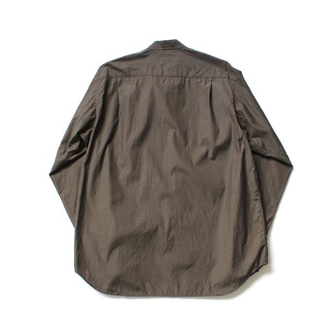 148986872 STILL BY HAND / SH04201 バンドカラーシャツ - Brown 02