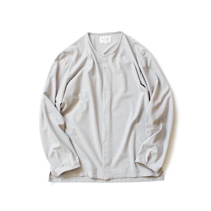 148999099 STILL BY HAND / CS05201 アムンゼンクルーネックカーディガン - Light Grey 01