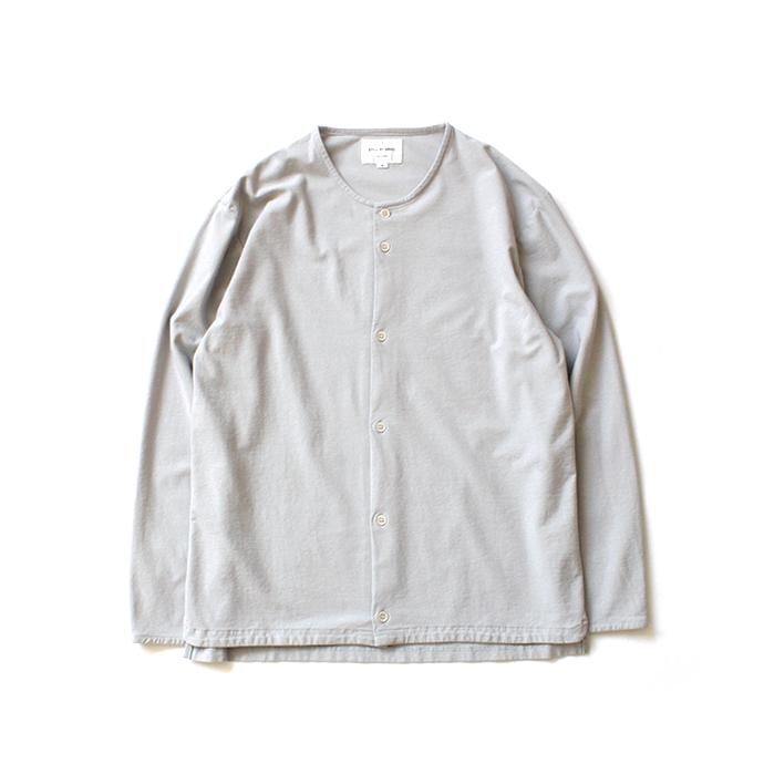 148999099 STILL BY HAND / CS05201 アムンゼンクルーネックカーディガン - Light Grey 02