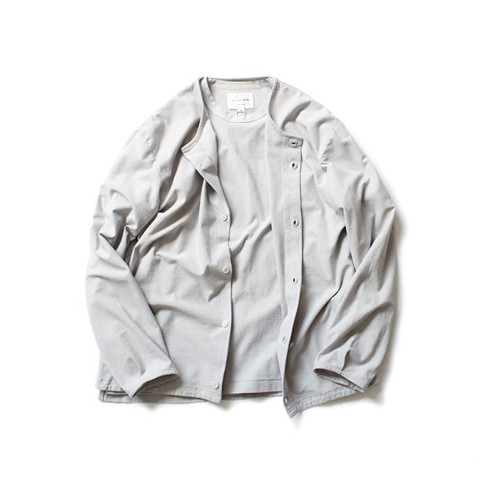 148999099 STILL BY HAND / CS05201 アムンゼンクルーネックカーディガン - Light Grey 02