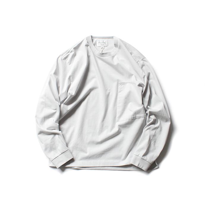 149003946 STILL BY HAND / CS02201 ビッグポケット長袖カットソー - Light Grey 01
