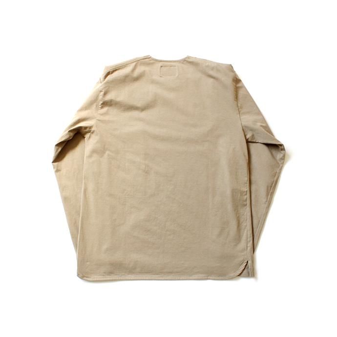 149003981 STILL BY HAND / CS02201 ビッグポケット長袖カットソー - Beige 02
