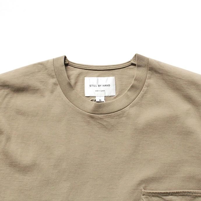 149003981 STILL BY HAND / CS02201 ビッグポケット長袖カットソー - Beige 02