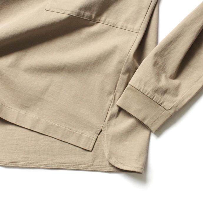 149003981 STILL BY HAND / CS02201 ビッグポケット長袖カットソー - Beige 02