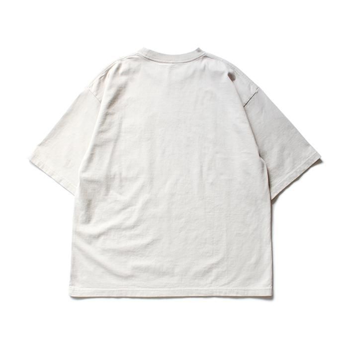 149058774 crepuscule / T-shirt 2001-005 Ivory ポケットTシャツ 02