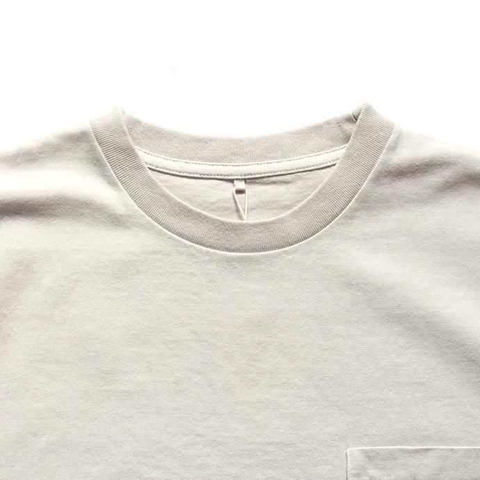 149058774 crepuscule / T-shirt 2001-005 Ivory ポケットTシャツ 02