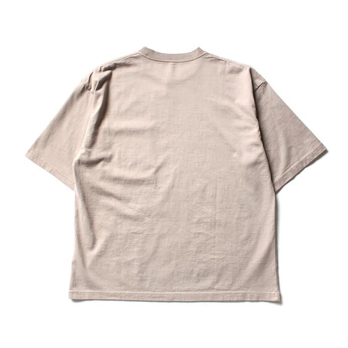149058789 crepuscule / T-shirt 2001-005 Graybeige ポケットTシャツ 02