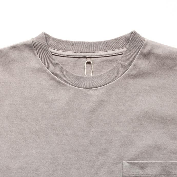 149058789 crepuscule / T-shirt 2001-005 Graybeige ポケットTシャツ 02