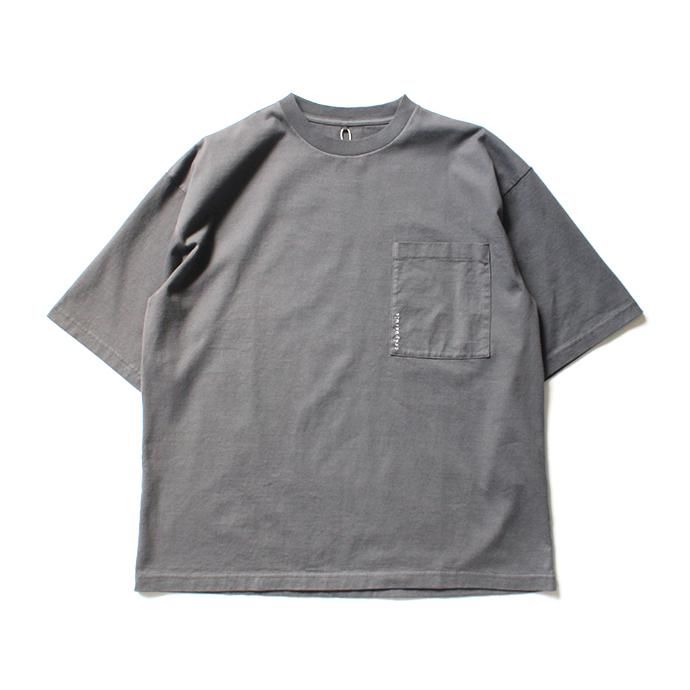 149058823 crepuscule / T-shirt 2001-005 C.Gray ポケットTシャツ 01
