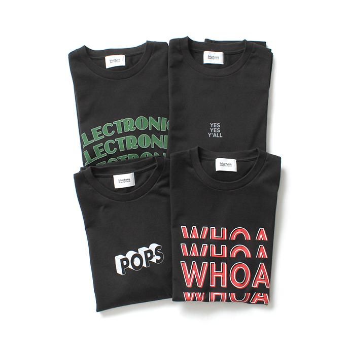 149189382 blurhms ROOTSTOCK / ELECTRONICA Tee Loose Fit BHS-RKSS18100-20SC - InkBlack 02