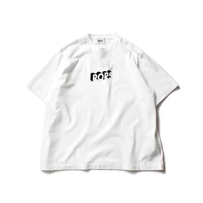 149189404 blurhms ROOTSTOCK / POPS Tee Loose Fit BHS-RKSS18100-20SE - White 01