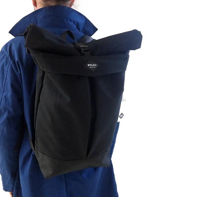 149219768 BRAASI INDUSTRY / LEVO - 25L Khaki/Orange 耐水ロールトップバックパック 02