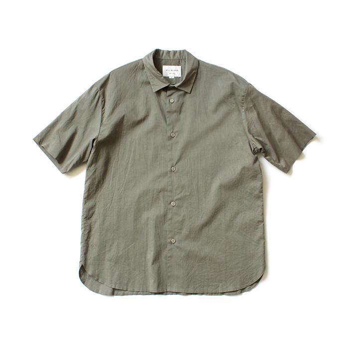 149293829 STILL BY HAND / SH08201 ローン素材 S/Sシャツ - Olive 01