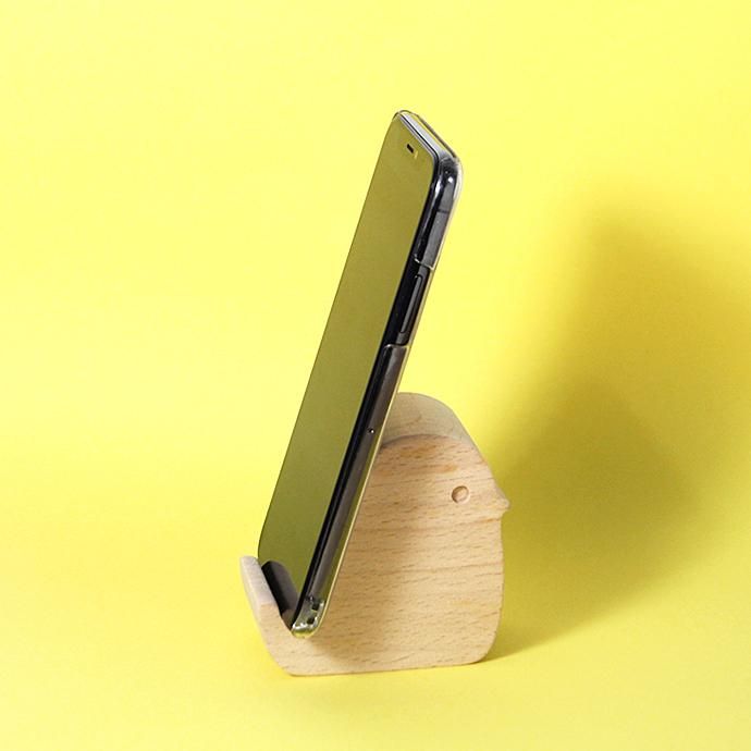 149600235 KIKKERLAND / Beechwood Phone Stand - Bird ビーチウッドフォンスタンド バード 02