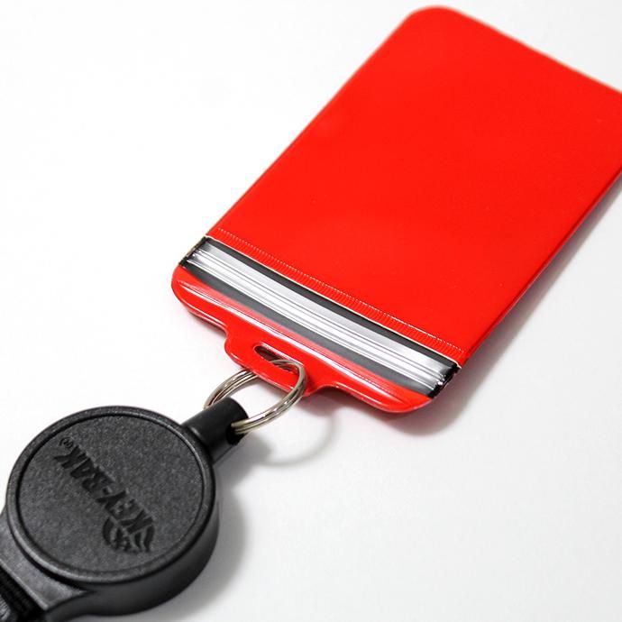 149855729 O-(オー)/ JOY PURSE リフレクター素材カードケース 20W-18 Red 02