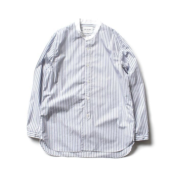150255684 STILL BY HAND / SH04202 ストライプクレリックシャツ - White Stripe<img class='new_mark_img2' src='//img.shop-pro.jp/img/new/icons20.gif' style='border:none;display:inline;margin:0px;padding:0px;width:auto;' /> 01