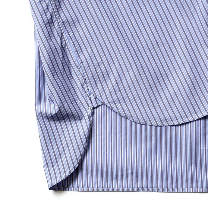 150255826 STILL BY HAND / SH04202 ストライプクレリックシャツ - Blue Stripe<img class='new_mark_img2' src='//img.shop-pro.jp/img/new/icons20.gif' style='border:none;display:inline;margin:0px;padding:0px;width:auto;' /> 02