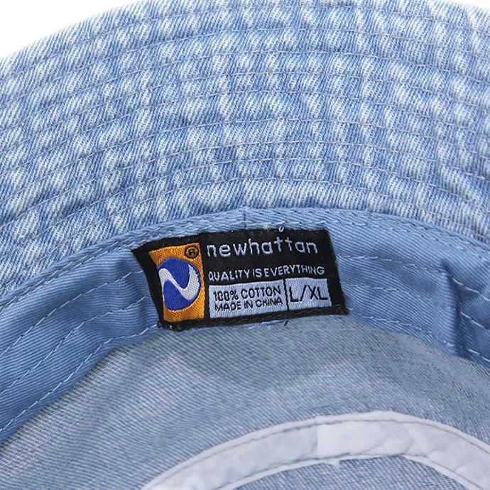 150343876 Newhattan / 1530 Denim Bucket Hat - Light Blue ニューハッタン デニムバケットハット ライトブルー 02
