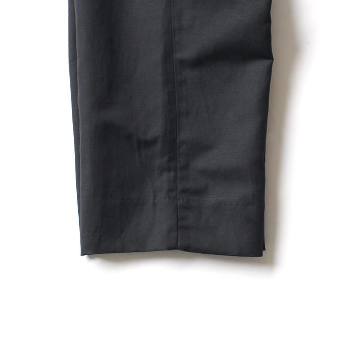 150379576 STILL BY HAND / PT03202 コットンリネン ワイドスラックス - Black 02