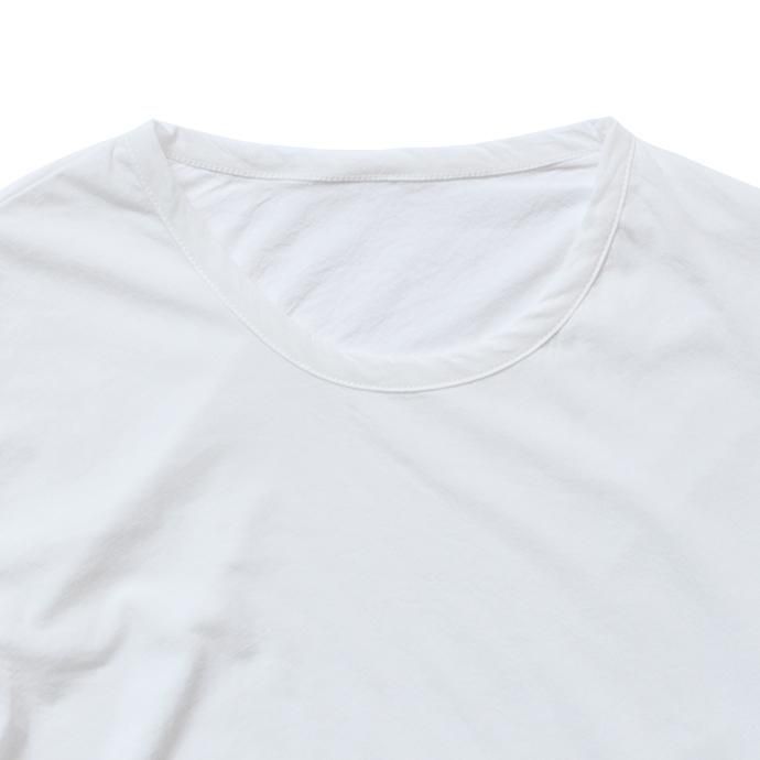 150637011 smoothday / 80/1 メンズ コズモラマ ハイゲージ天竺 クルーネックTシャツ SR-T056-001 - オフホワイト 02