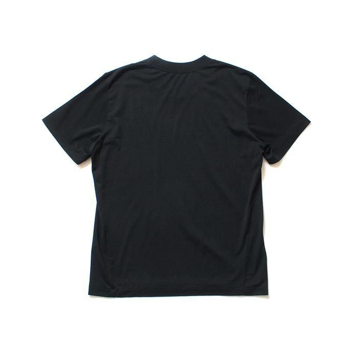 150639034 smoothday / 100/2 メンズ ディオラマ カシミヤタッチ天竺 クルーネックTシャツ SR-T051-004 - ブラック 02