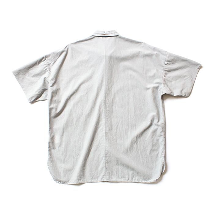 150691408 STILL BY HAND / SH05202 ドロップショルダー半袖シャツ - Grey 02