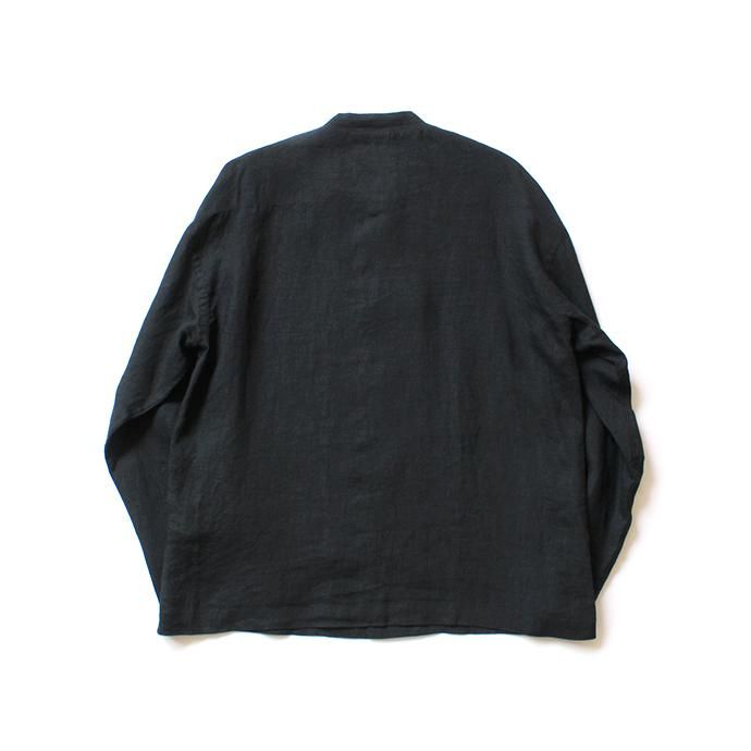 150691994 STILL BY HAND / SH06202 リネンシャツジャケット - Black 02