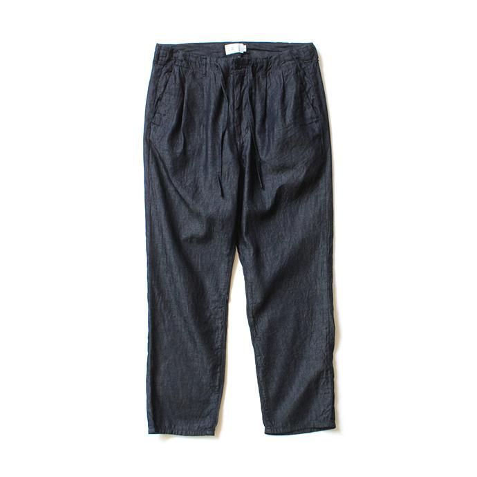 150743101 STILL BY HAND / DN02202 キュプラウール混デニムパンツ - Navy 01