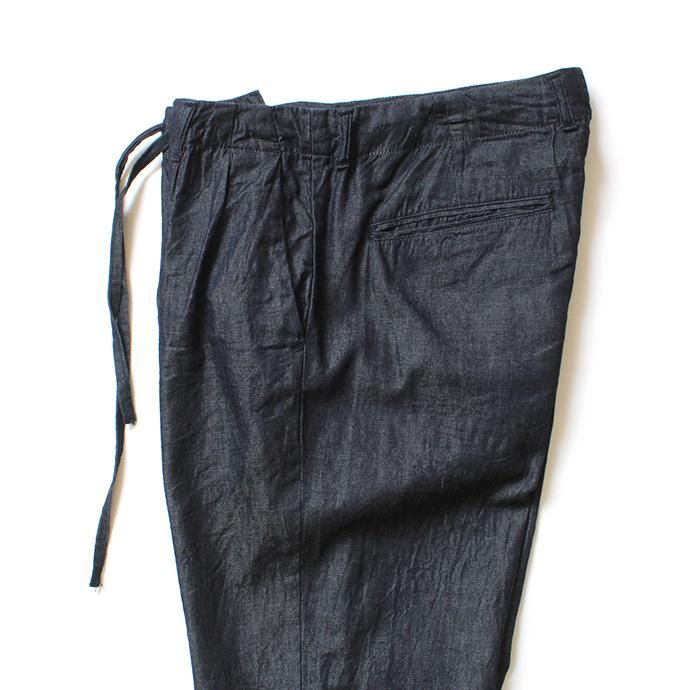 150743101 STILL BY HAND / DN02202 キュプラウール混デニムパンツ - Navy 02