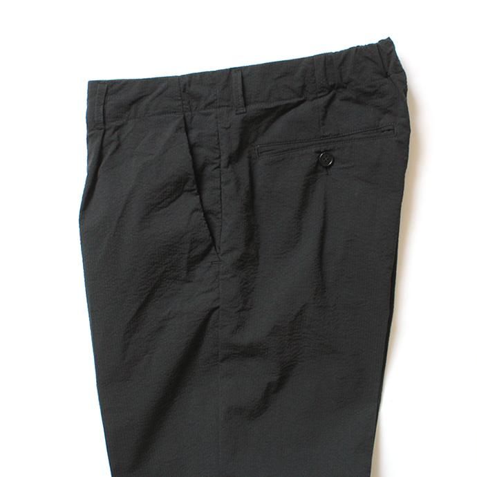 150743606 STILL BY HAND / PT05202 ストレッチシアサッカーパンツ - Black 02