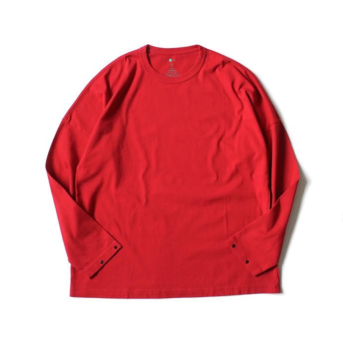 150856470 O-(オー)/ FLAT - L.S.T. 長袖Tシャツ O-S-13 - Red 01