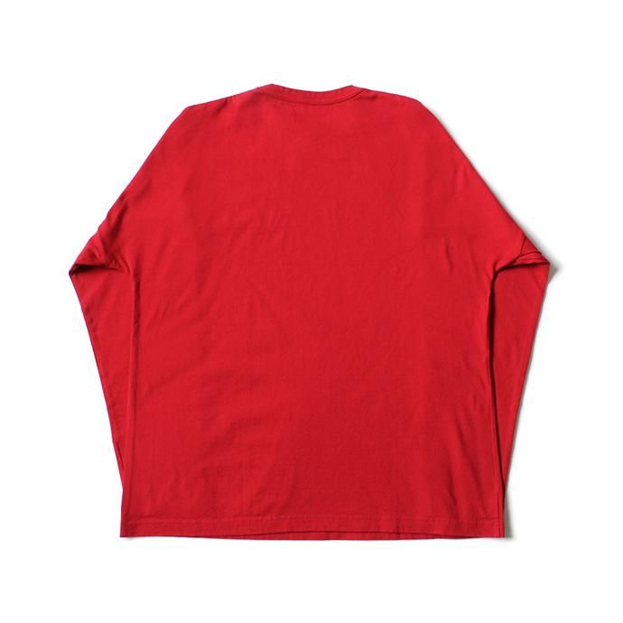 150856470 O-(オー)/ FLAT - L.S.T. 長袖Tシャツ O-S-13 - Red 02