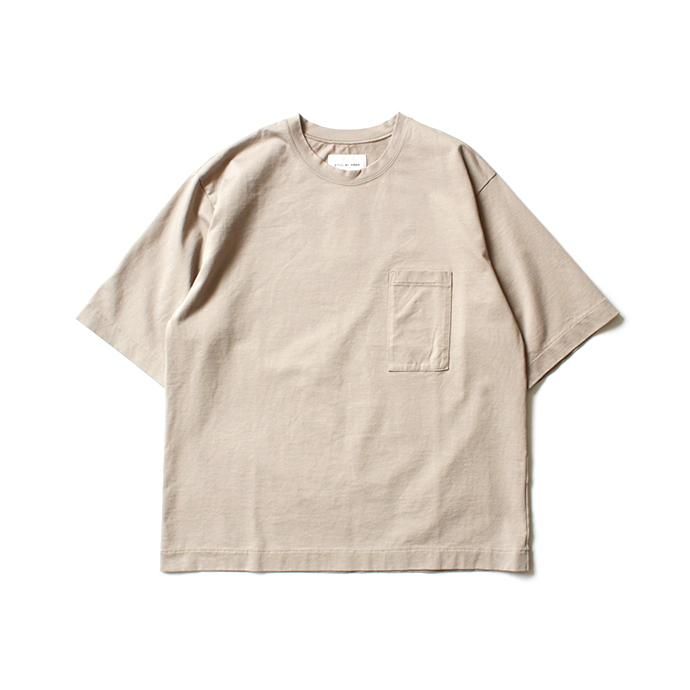 150953571 STILL BY HAND / CS04202 ポケットTシャツ - Beige 01