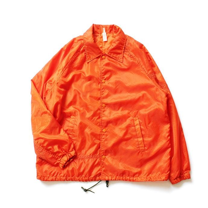 150988368 Hexico / Deformer Coach Jacket Ex. USAF Parachute パラシュート素材コーチジャケット - Orange 01