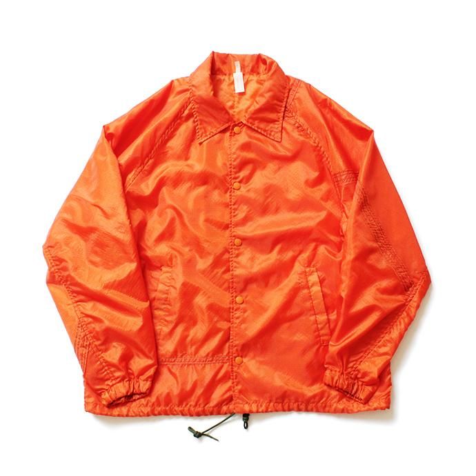 150988368 Hexico / Deformer Coach Jacket Ex. USAF Parachute パラシュート素材コーチジャケット - Orange 02