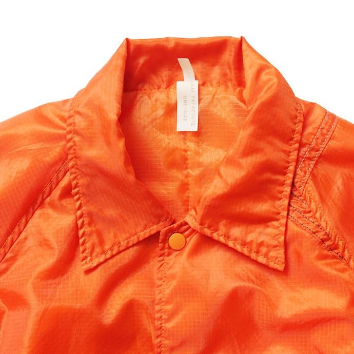 150988368 Hexico / Deformer Coach Jacket Ex. USAF Parachute パラシュート素材コーチジャケット - Orange 02