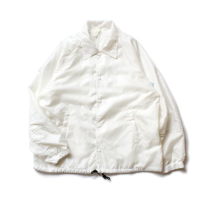 150988523 Hexico / Deformer Coach Jacket Ex. USAF Parachute パラシュート素材コーチジャケット - White 01