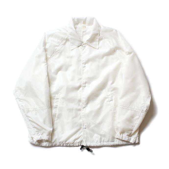 150988523 Hexico / Deformer Coach Jacket Ex. USAF Parachute パラシュート素材コーチジャケット - White 02